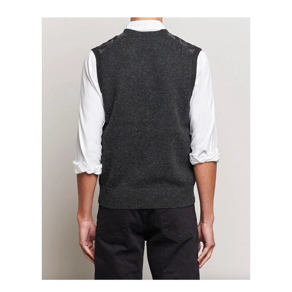 Ralph Lauren Charcoal Wool Argyle Pullover V-Neck Vest Sz XL $298 Preppy Heritag - Picture 5 of 14